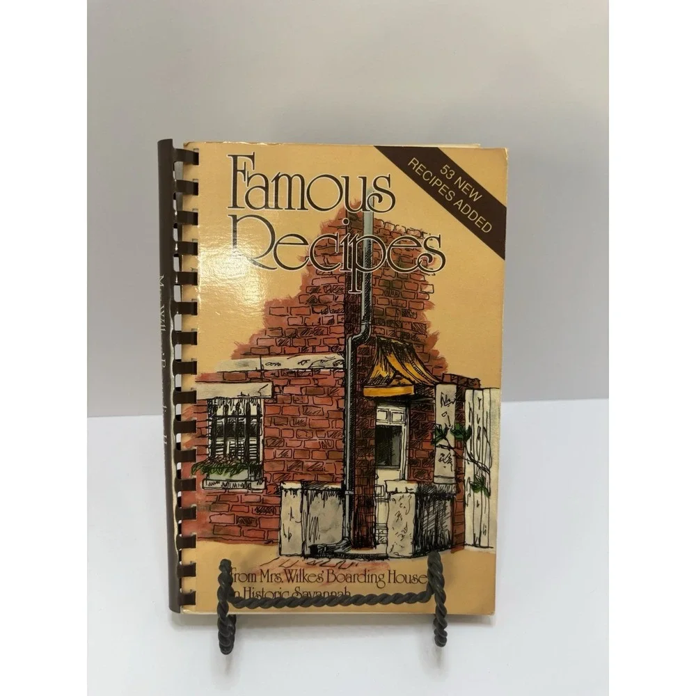 Famous Recipes From Mrs Wilkes Boarding House In Historic Savannah Cookbook 1998